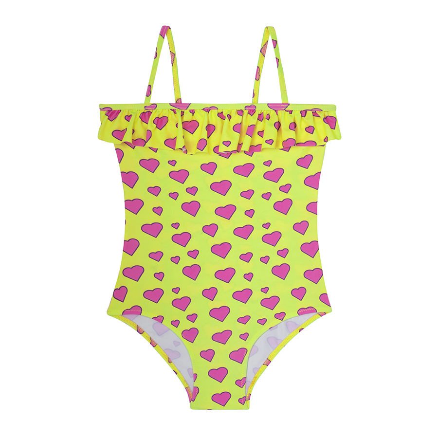 Neon Hearts Swimsuit
