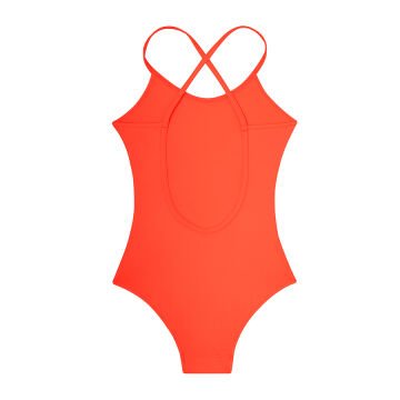 Neon Orange Junior Swimsuit
