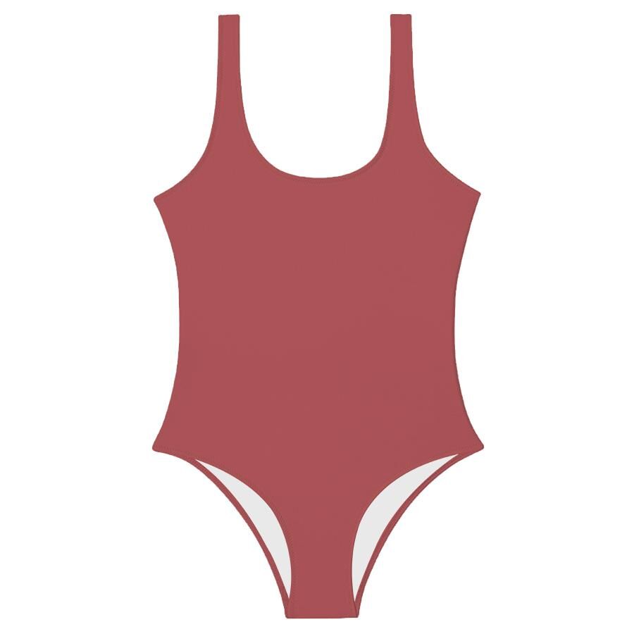 Burgundy Swimsuit