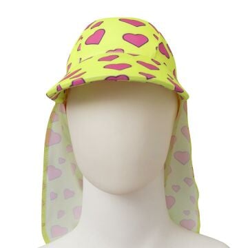 Neon Hearts Sun Hat
