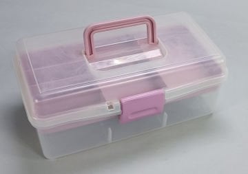 Numune Taşıma Çantası - Şeffaf - Pembe