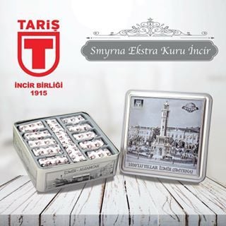 TARİŞ SMYRNA  METAL KUTU İNCİR 1KG