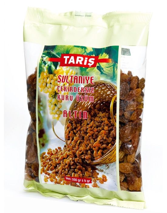 TARİŞ SULTANİYE ÜZÜM SELEFON POŞET 250G