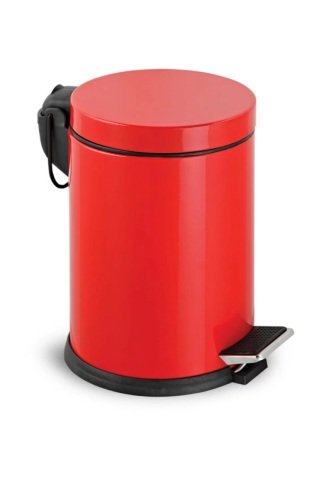 Hiper Pedallı Çöp Kovası 12 lt - Kırmızı