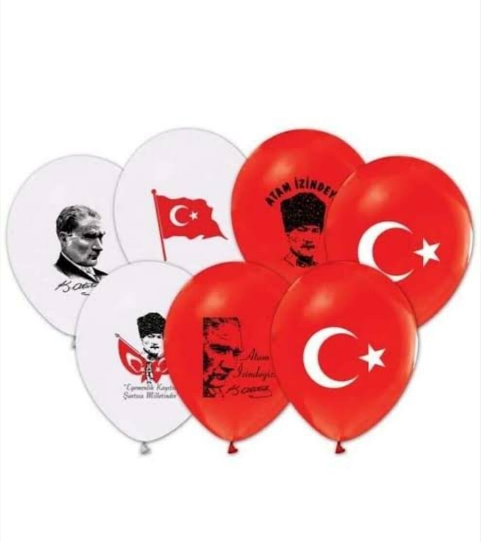 BALON BASKILI  ATALI 100LÜ