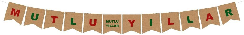 OYNAR YAZI KIRLANGIÇ MUTLU YILLAR KRAFT RENKLİ