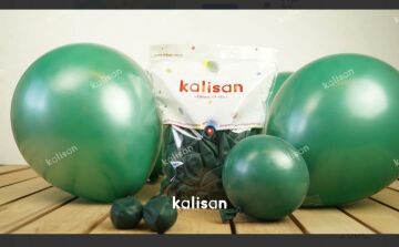 BALON 12''DÜZ RENK DARK GREEN(K.YEŞL)100'LÜ KALİSAN