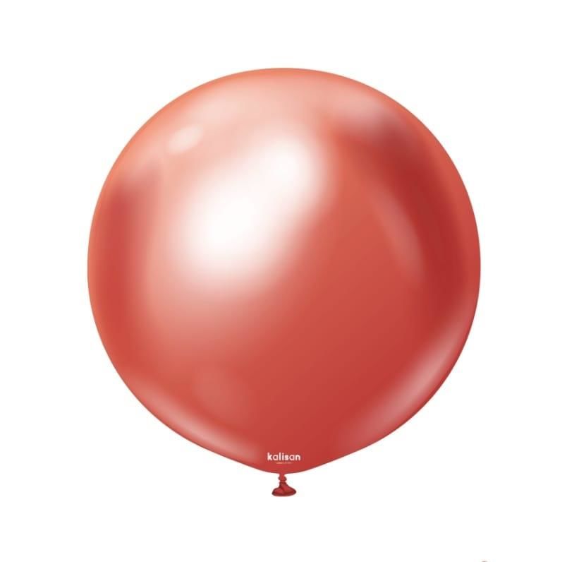 BALON 24'' KROM(MİRROR) RED 2 Lİ KALİSAN