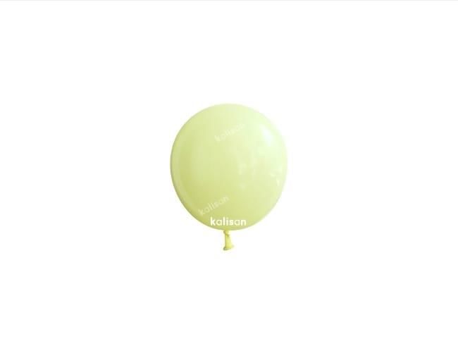 BALON 5'' MAKARON YELLOW 100 LÜ KALİSAN