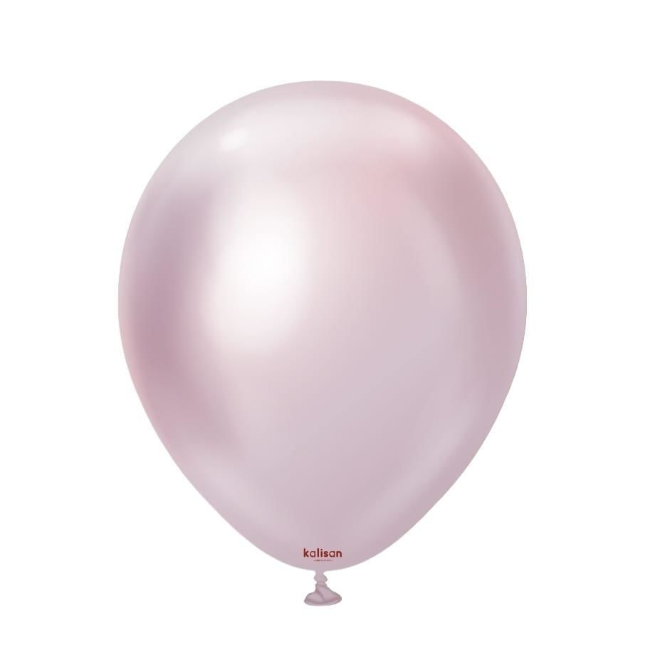 BALON 12'' KROM(MİRROR)PİNKGOLD  50 Lİ KALİSAN