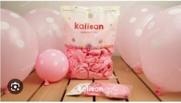 BALON 12'' PUANTİYELİ AÇIK PEMBE 25 Lİ  KALİSAN