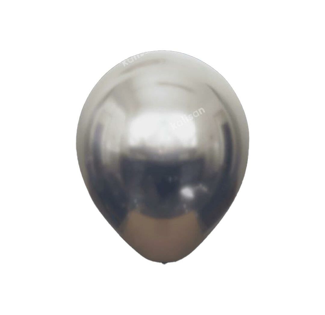 BALON 12'' KROM(MİRROR) SPACE GREY 50 Lİ KALİSAN