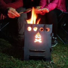 XL Ateş Kutusu Çok Yakıtlı Taşınabilir Katlanır Kamp Ocağı Çınar Extreme