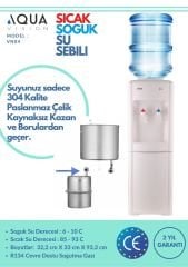 VN04 SICAK SOĞUK SU SEBİLİ PASLANMAZ CELIK IC AKSAM