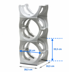MODULER DAMACANA RAFI  AQUARAF9 ( 9 DAMACANA YUVASI + 3 MASA PANELİ )