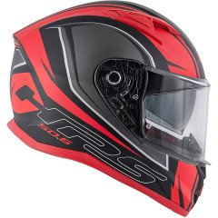 STOCCARDA BLADES MAT SİYAH-KIRMIZI KASK