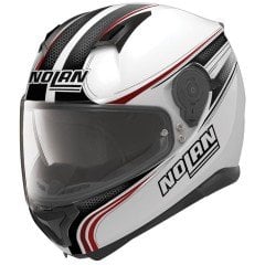 N87 Rapid N-Com 17 Metal White Kapalı Kask