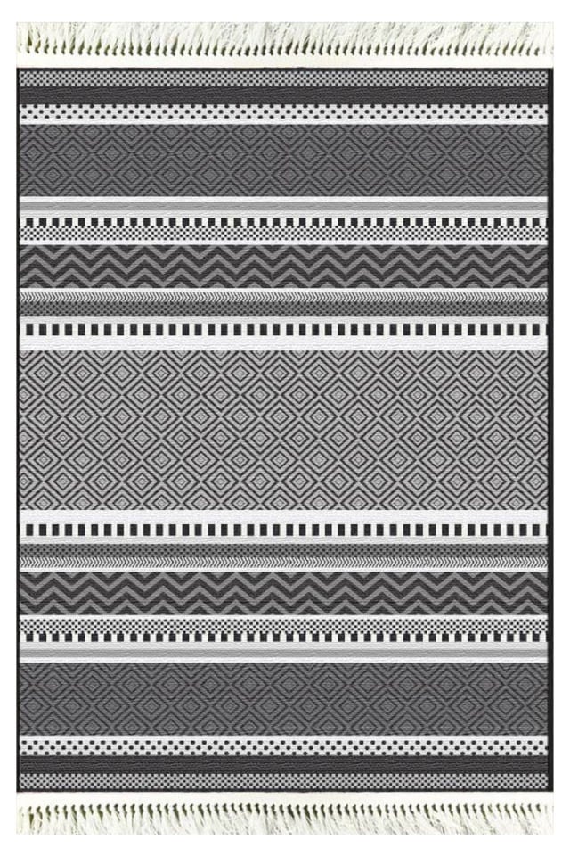 Rivera Halı | Nora Siyah Kilim | VK 6212