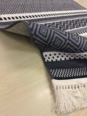 Rivera Halı | Nora Siyah Kilim | VK 6212