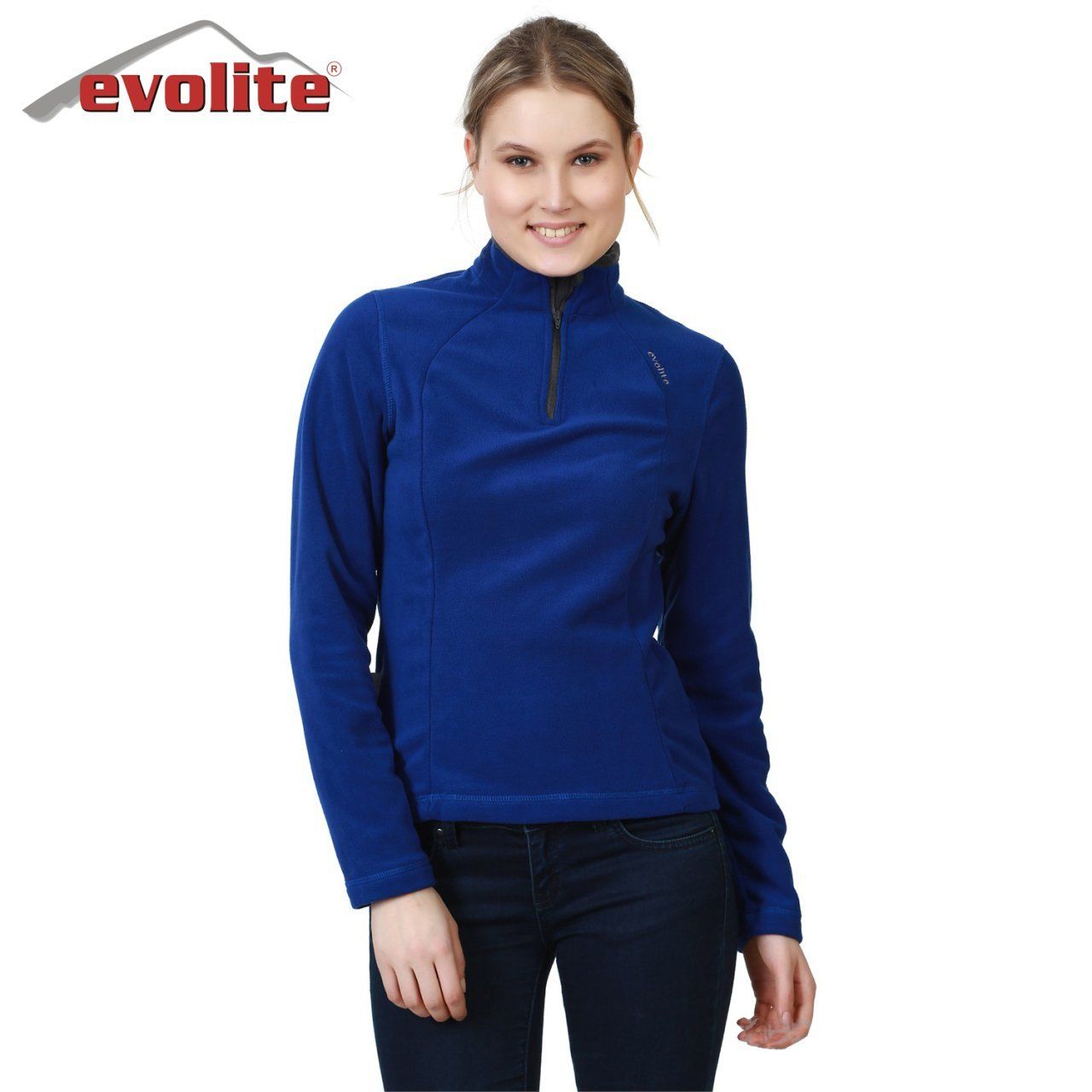 Evolite Fuga Bayan Mikro Polar Sweater - Mavi