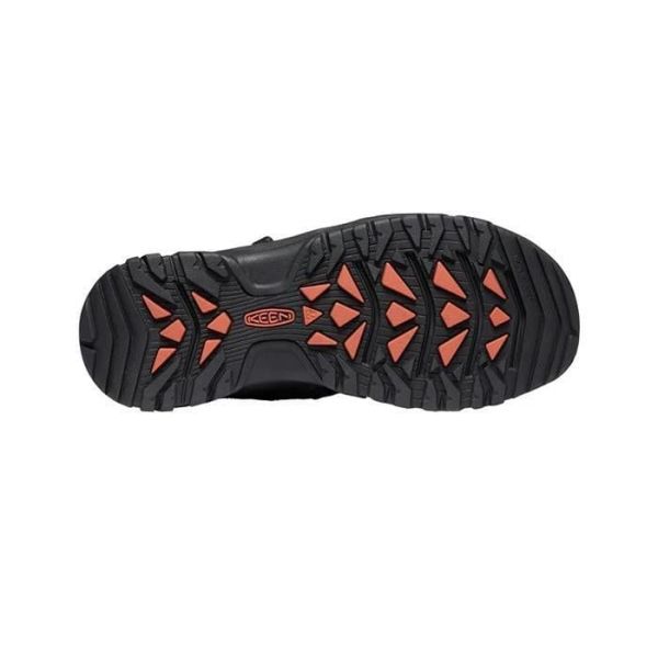 Keen Erkek Targhee III Açık Burunlu Sandalet (Gri/Siyah)