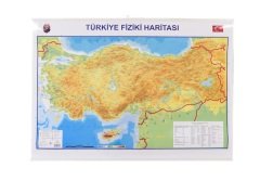 İNTER HARİTA TÜRKİYE SİYASİ-FİZİKİ ASKILI 820