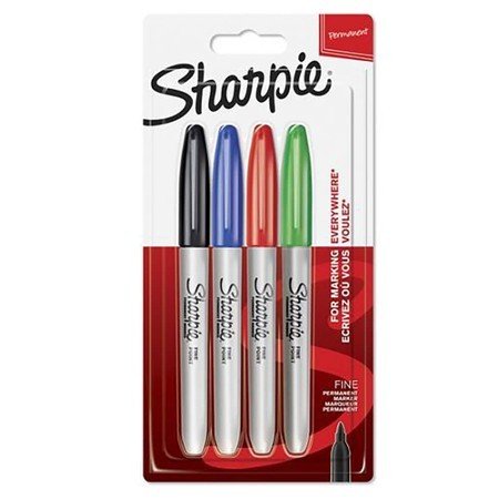 SHARPIE PERMANENT SET FINE 4 LÜ STANDART 811010