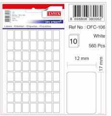 TANEX OFC-106 BEYAZ OFİS ETİKETİ