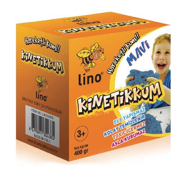 LİNO KİNETİK KUM 400 GR MAVİ 400M