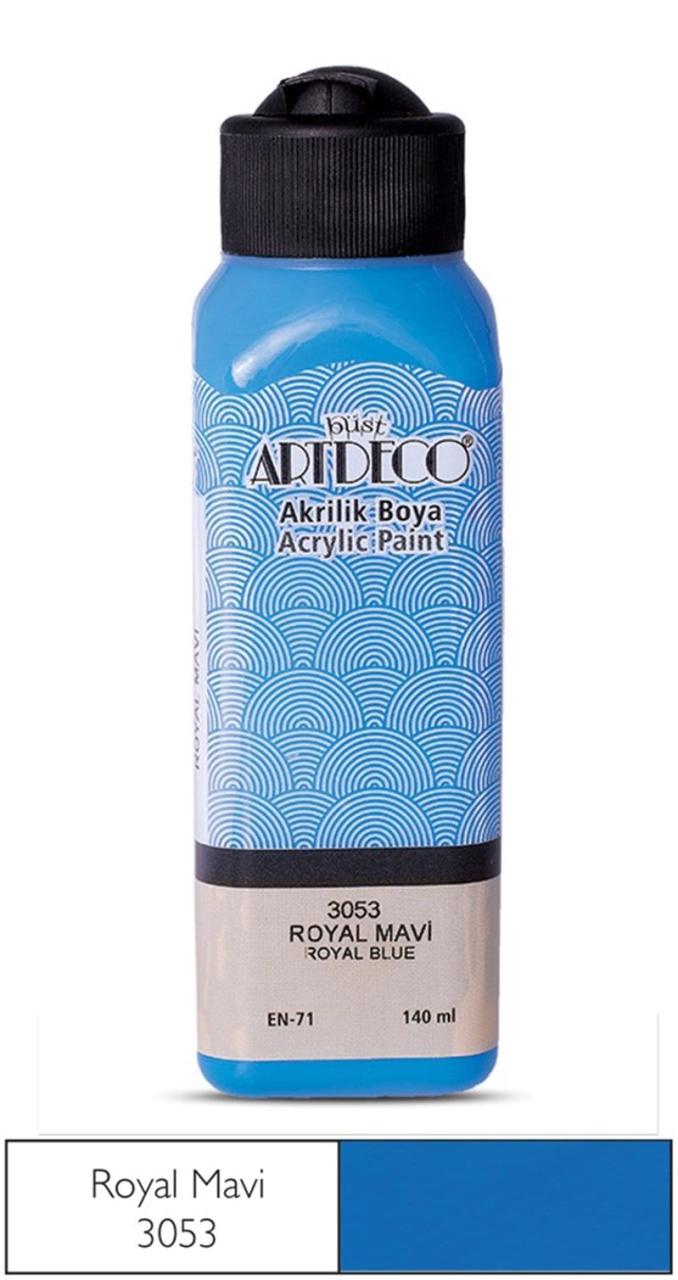 ARTDECO AKRİLİK BOYA 140 ML ROYAL MAVİ Y-070R-3053