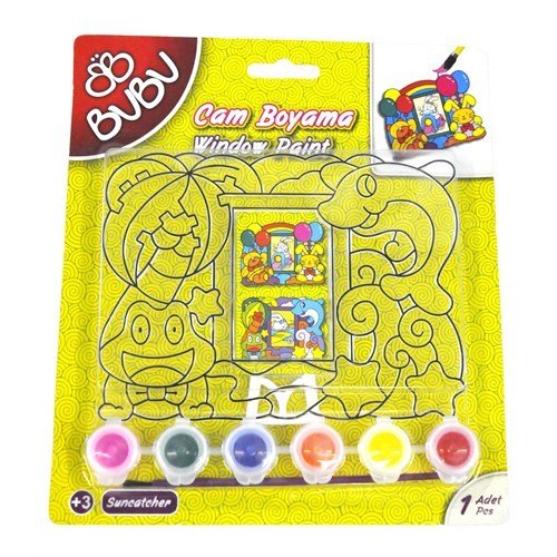 BU-BU CAM BOYAMA SETİ ÇERÇEVE DİKDÖRTGEN BUBU00126