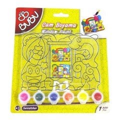 BU-BU CAM BOYAMA SETİ ÇERÇEVE DİKDÖRTGEN BUBU00126