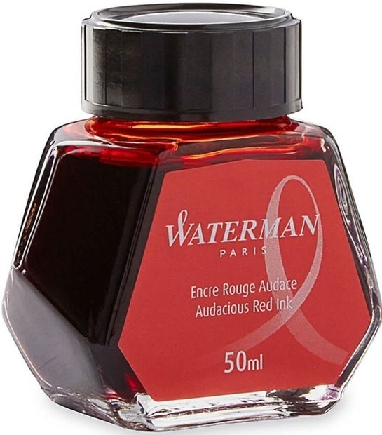 WATERMAN DOLMAKALEM MÜREKKEBİ ŞİŞE KIRMIZI 110730