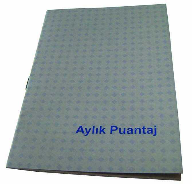 DİLMAN PUANTAJ DEFTERİ AYLIK CEP TİPİ