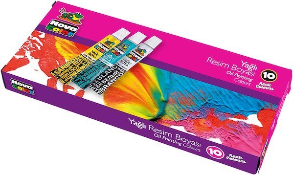 NOVA COLOR YAĞLI BOYA TÜP 10'LU NC-126