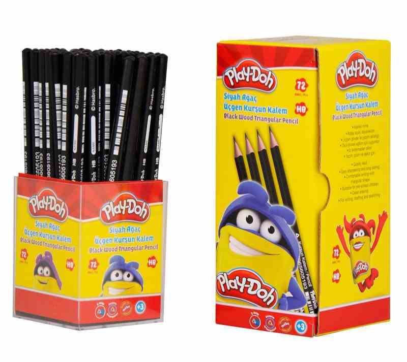 PLAY-DOH KURŞUN K.ÜÇGEN SİYAH 72Lİ STND PLAYKK008