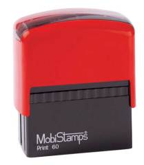 MOBİSTAMPS KAŞE 60 MAVİ KEÇELİ