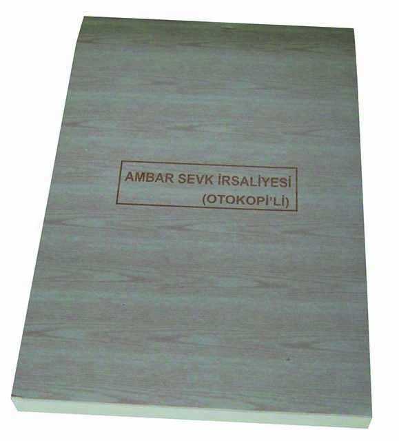 DİLMAN AMBAR SEVK İRSALİYESİ 2X50 3 NÜSHA