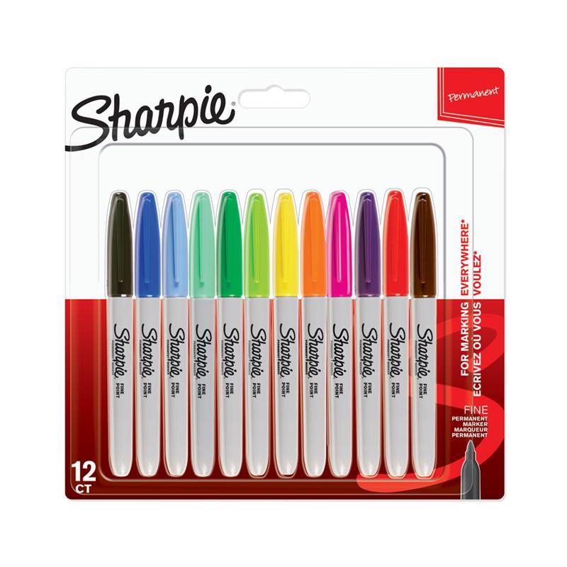 SHARPIE PERMANENT SET FINE 12 Lİ KARIŞIK 2065404