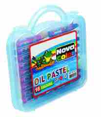 NOVA COLOR PASTEL BOYA 18'Lİ PLASTİK KUTU NC-2131
