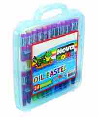 NOVA COLOR PASTEL BOYA 24'LÜ PLASTİK KUTU NC-2132