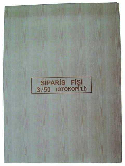 DİLMAN SİPARİŞ FİŞİ OTOKOPİLİ 3X50