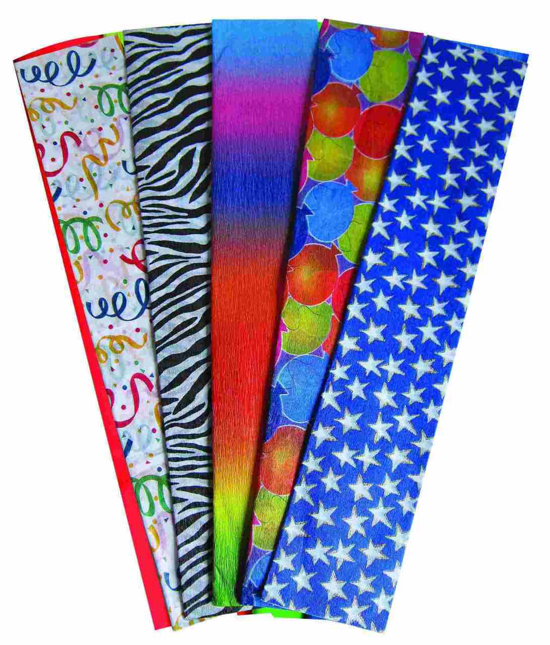 NOVA COLOR KREPON KAĞIDI 5'Lİ SET DESENLİ NC-345