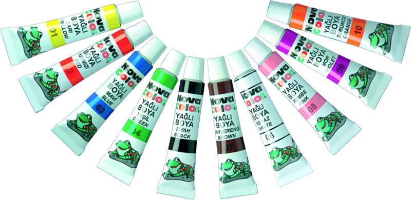 NOVA COLOR YAĞLI BOYA TÜP SARI NC-127