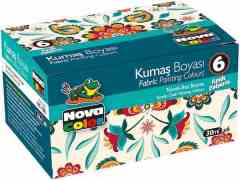 NOVA COLOR KUMAŞ BOYASI ŞİŞE 6 LI NC-188