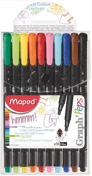 MAPED FINELINER KALEM 10 LU KARIŞIK 749150