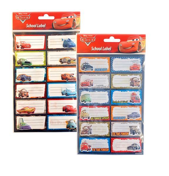 DOLPHIN OKUL ETİKETİ CARS CR-TGA-54