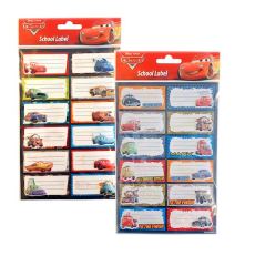 DOLPHIN OKUL ETİKETİ CARS CR-TGA-54