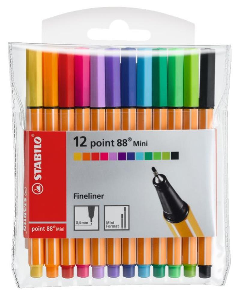 STABILO GLISS KALEM POINT 88 MINI 12 RENK 688/12-1