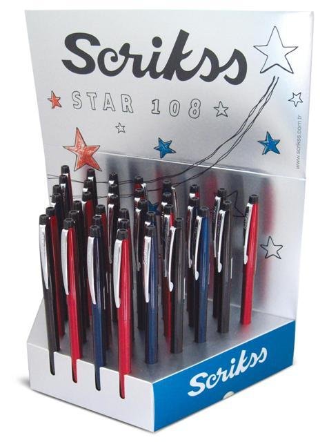 SCRIKSS TÜKENMEZ KALEM F108 STAR 36 LI F108M36A